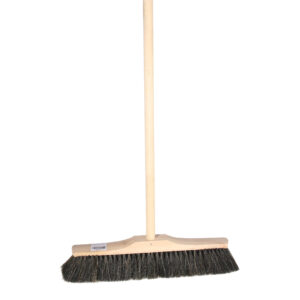 METLA žima, 60 cm, lesena osnova, z ročajem naravnost