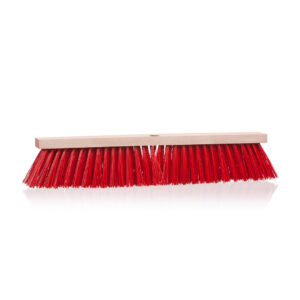METLA PVC, 50 cm, lesena osnova, brez ročaja in navoja, luknja naravnost