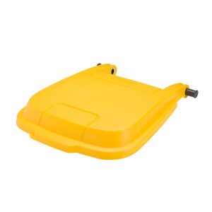 Pokrov za 100 L koš Atlas, rumen, plastičen