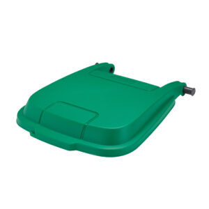 Pokrov za 100 L koš Atlas, zelen, plastičen