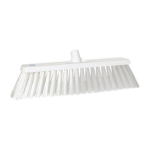 METLA za tla, 53 cm, bela, trda, brez ročaja, HACCP, Vikan