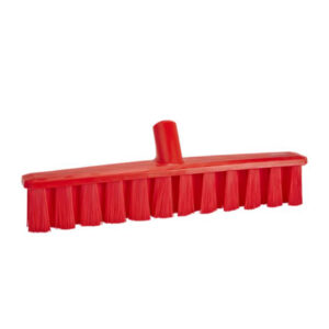 METLA za tla, 40 cm, rdeča, srednje trda, UST, brez ročaja, HACCP, Vikan